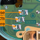 Fuel Gauge Electrical Contacts Up Close